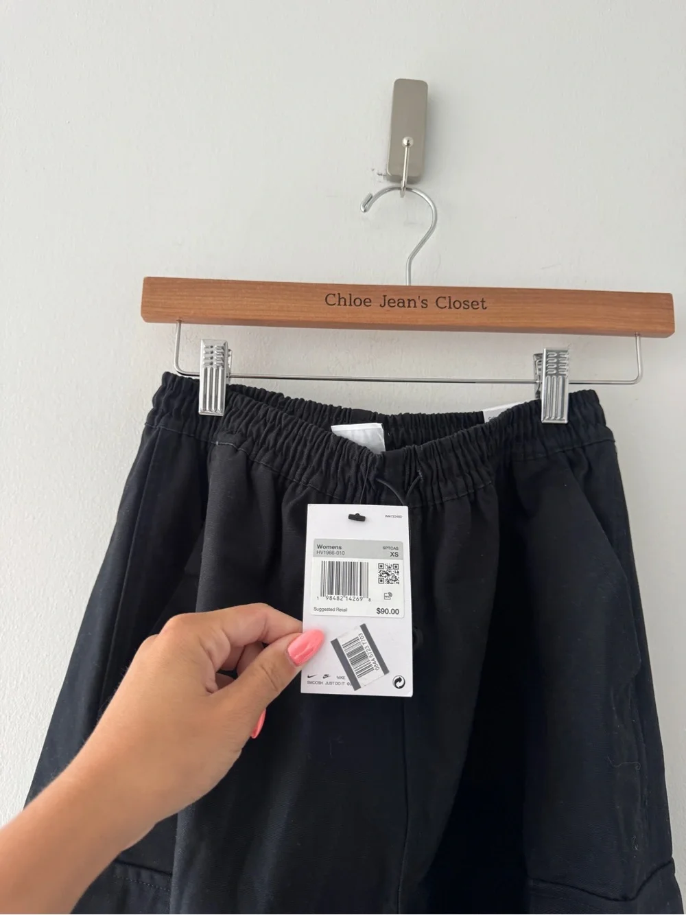 NIKE Cargo Black Pants XS